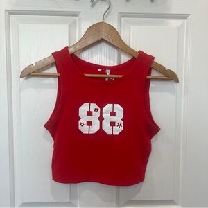 princess polly red tank